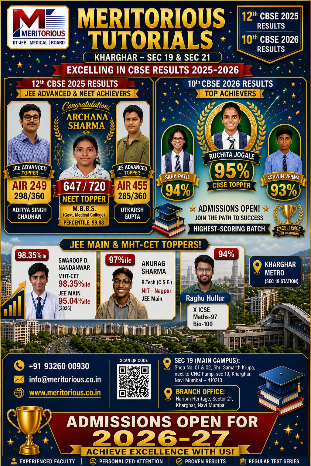 Meritorious results